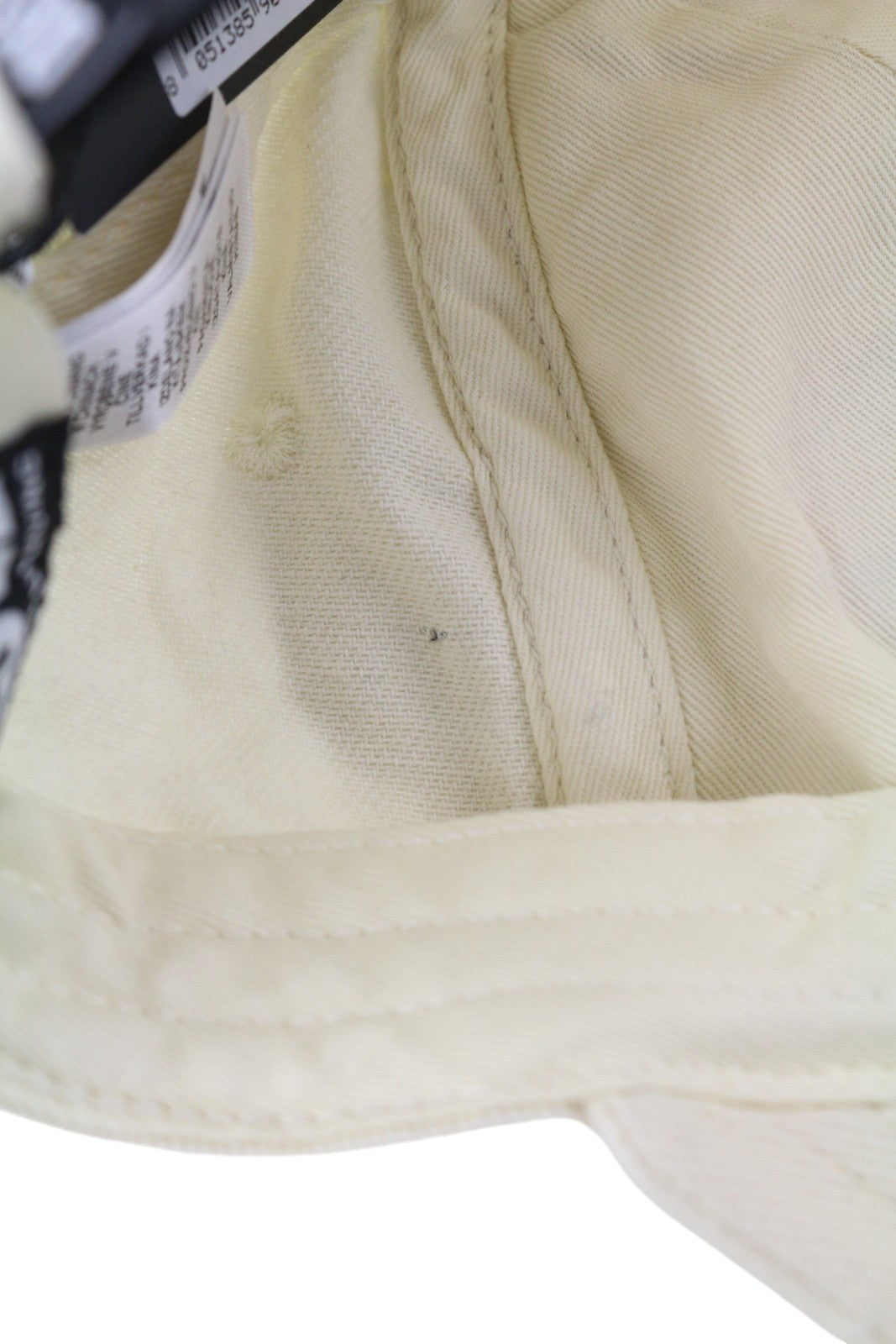 DIESEL C-Syom Men Cap OS White Baseball Embroidered Logo Light Cotton Unisex