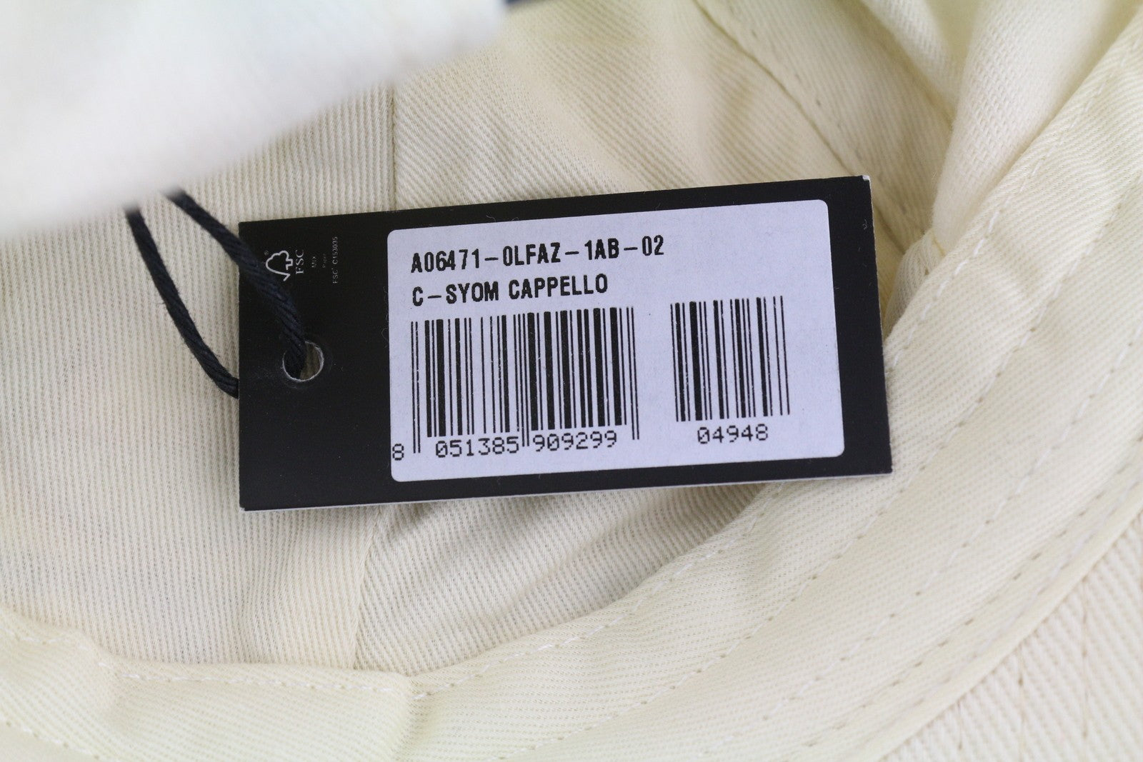 DIESEL C-Syom Men Cap OS White Baseball Embroidered Logo Light Cotton Unisex