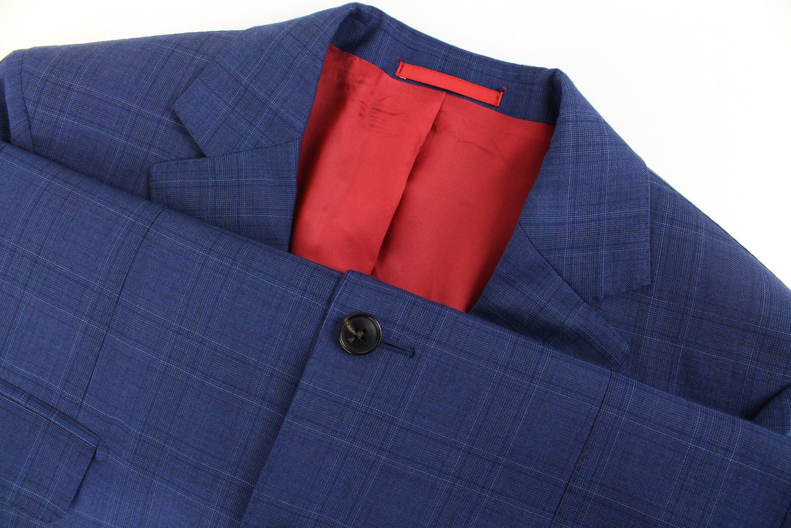 SUITSUPPLY Sienna Mens Blazer UK40R Super 130's Wool Checked Lined Dress