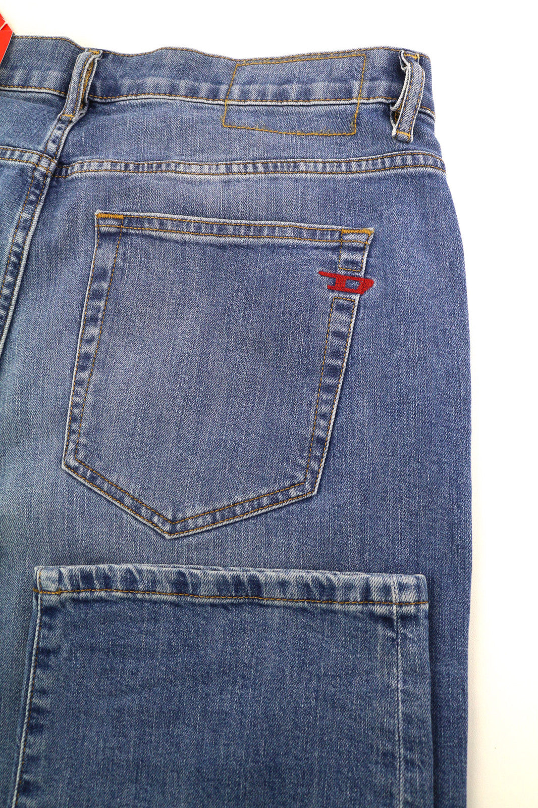 DIESEL 2020 D-Viker 0EHAJ Men Jeans W32/L30 Mid Waist Regular Fit Straight Leg