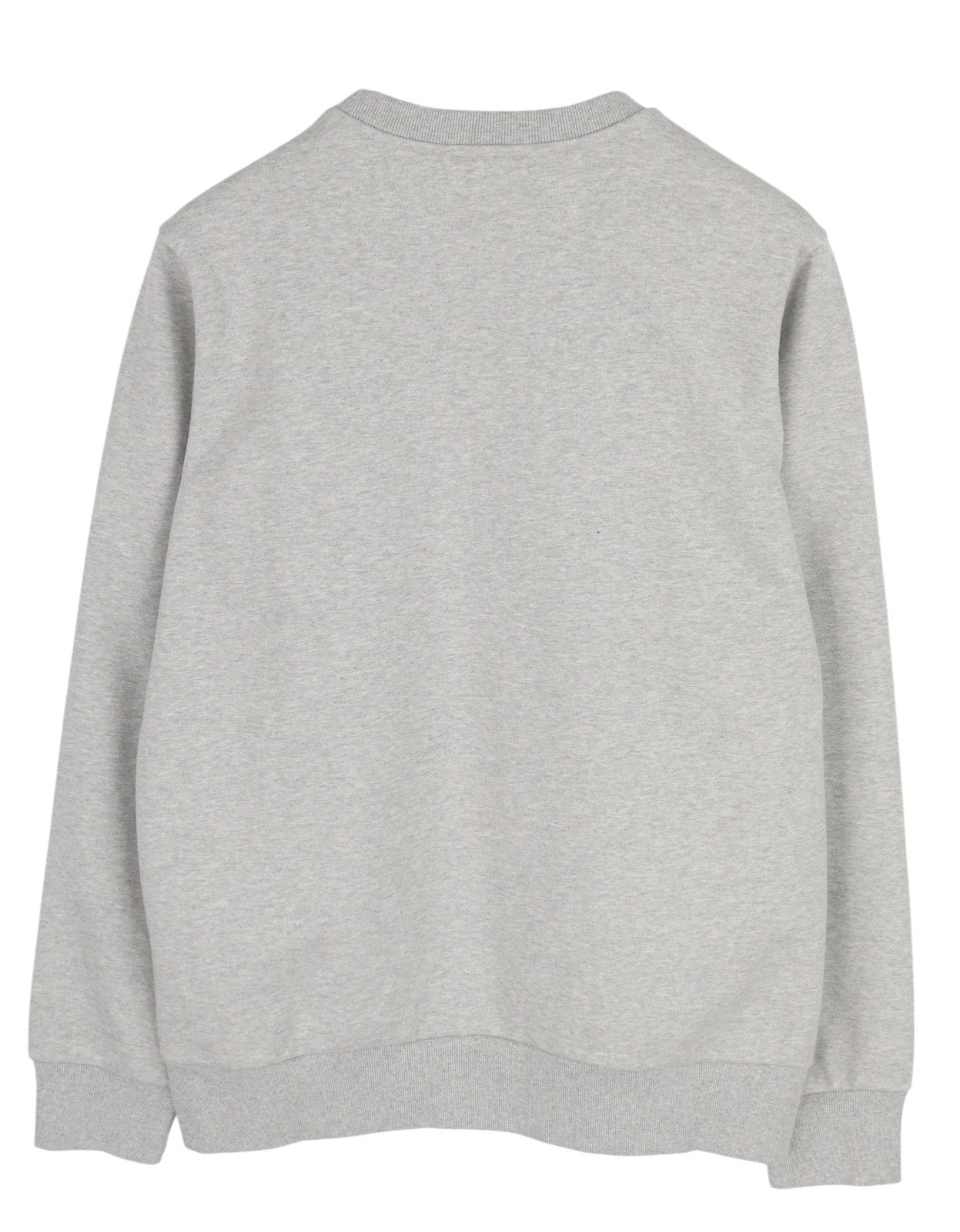 DIESEL S-Girk-K12 Men Sweatshirt M Melange Grey Pullover Crew Neck Logo RRP€100