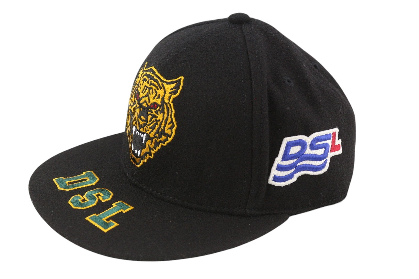 DIESEL C-Vintery Men's Cap OS Black Snapback Wool Blend Embroidered Logo Unisex