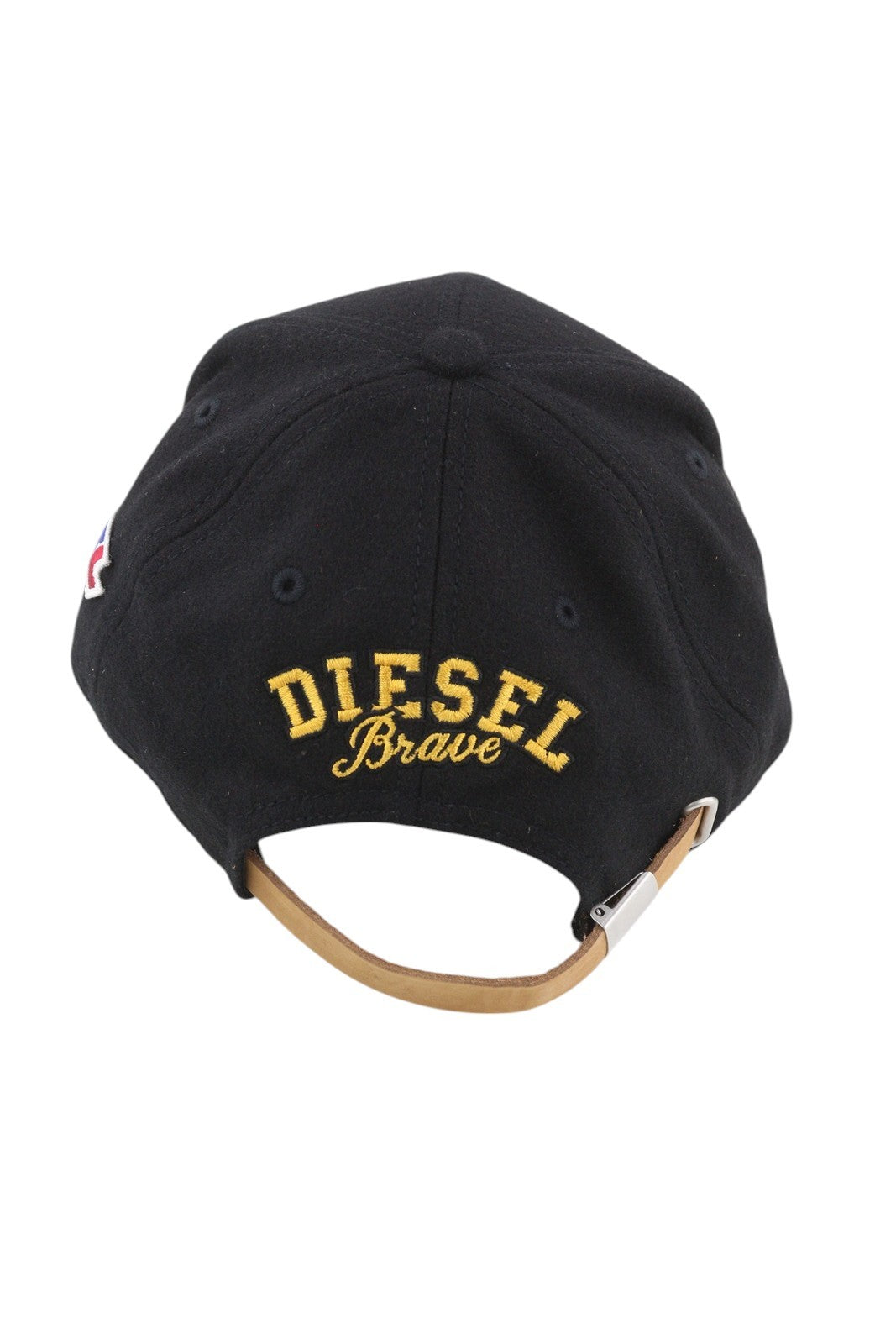 DIESEL C-Vintery Men's Cap OS Black Snapback Wool Blend Embroidered Logo Unisex