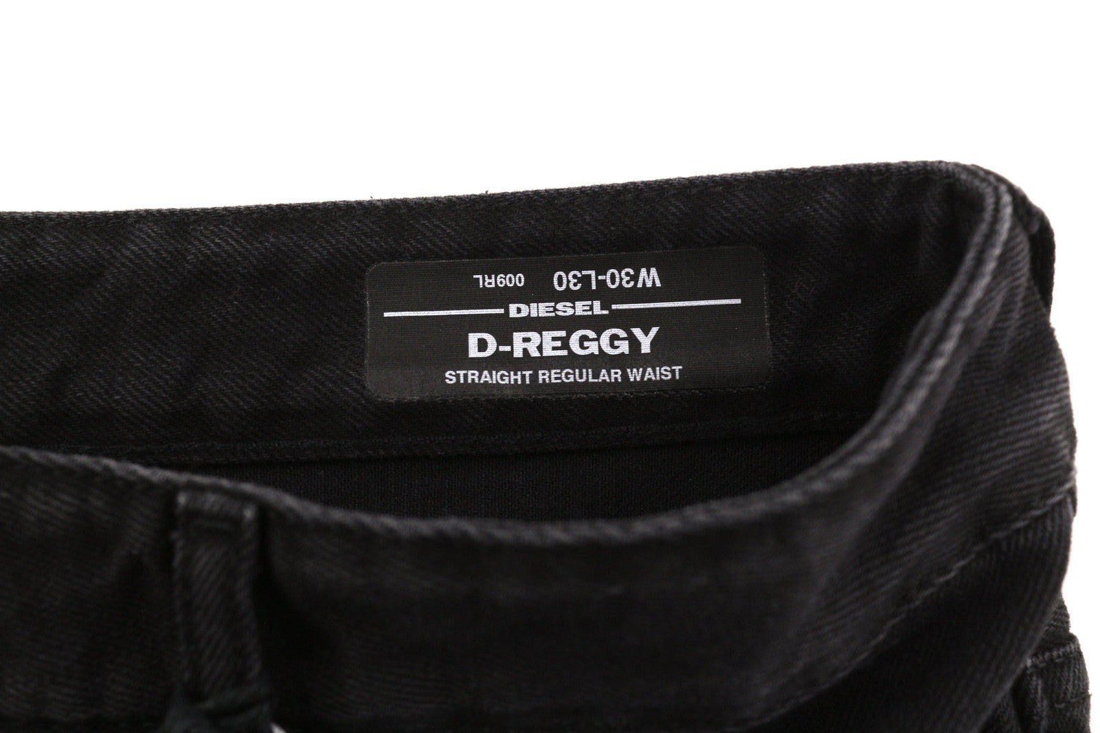 DIESEL D-Reggy 009RL Women Jeans W30/L30 Straight Regular Waist Zipper Denim