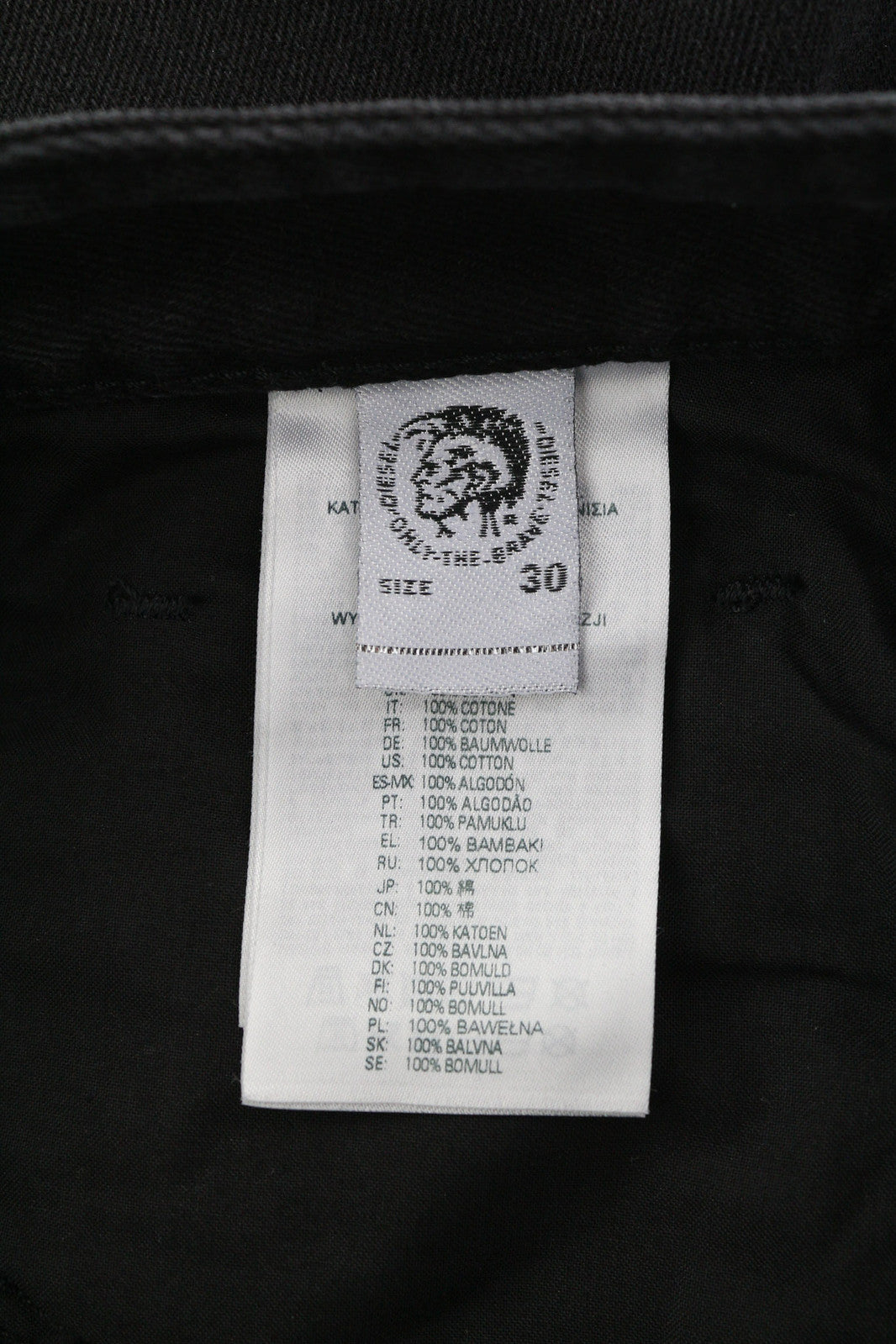 DIESEL D-Reggy 009RL Women Jeans W30/L30 Straight Regular Waist Zipper Denim