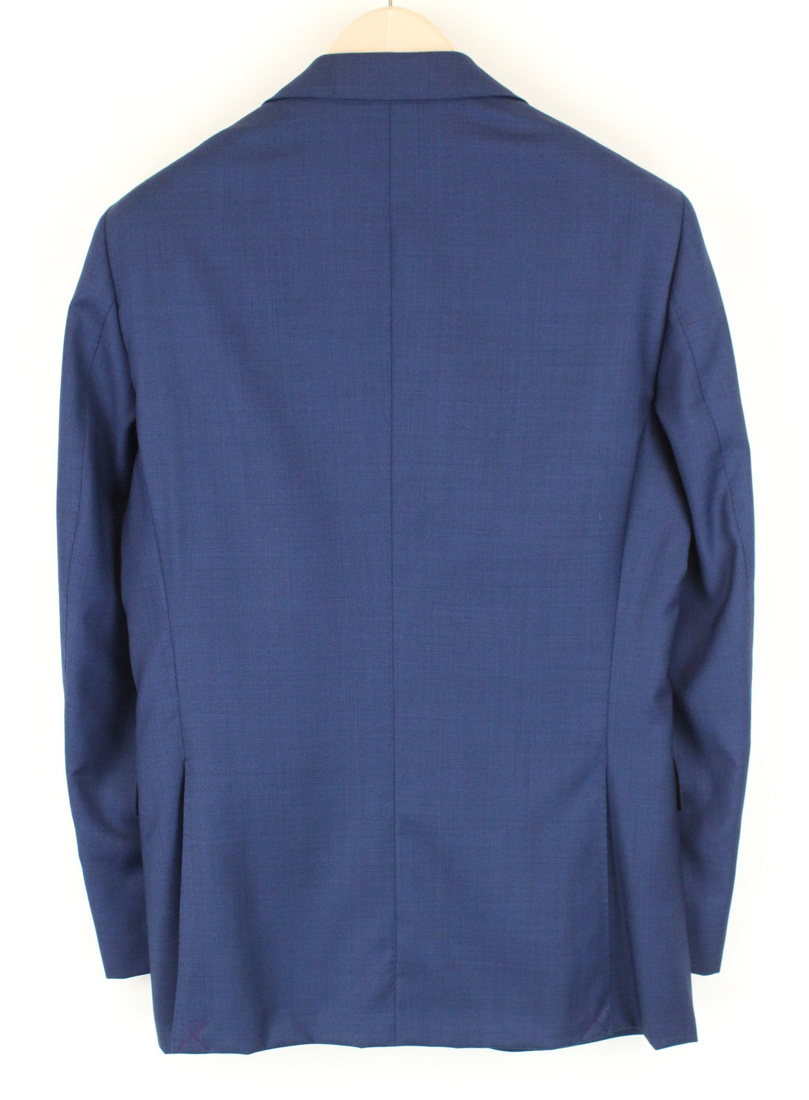 SUITSUPPLY Lazio Mens Blazer UK38R Super  Wool Slim  Blue Checked