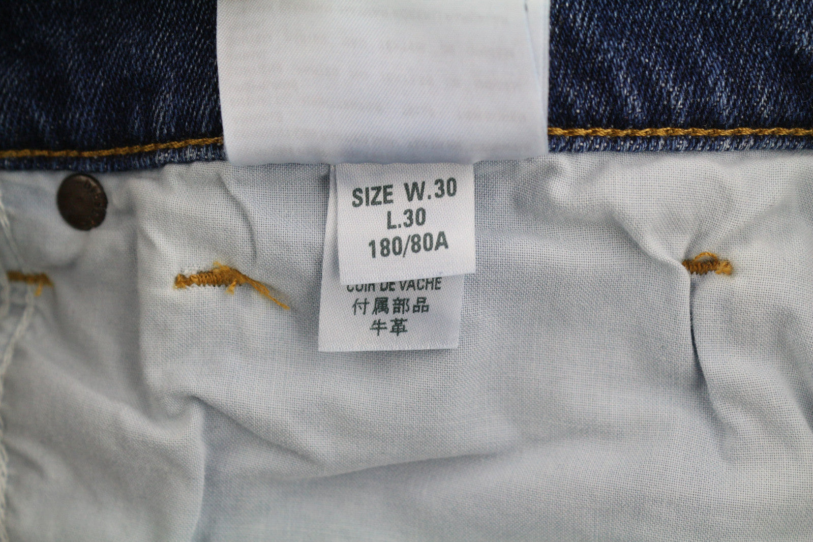 DIESEL D-Vider 0890X Men Jeans W30/L30 Carrot Fit Stretch Distress Washed Blue