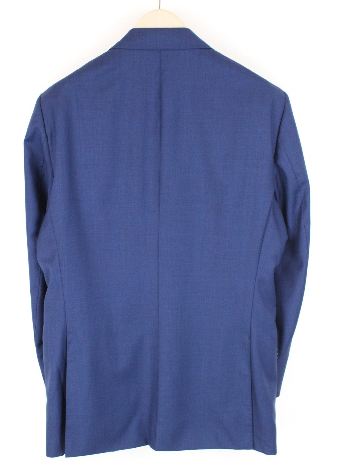 SUITSUPPLY La Spalla vyriškas švarkas UK46S mėlynas vilnonis švarkas su smailia apykakle 