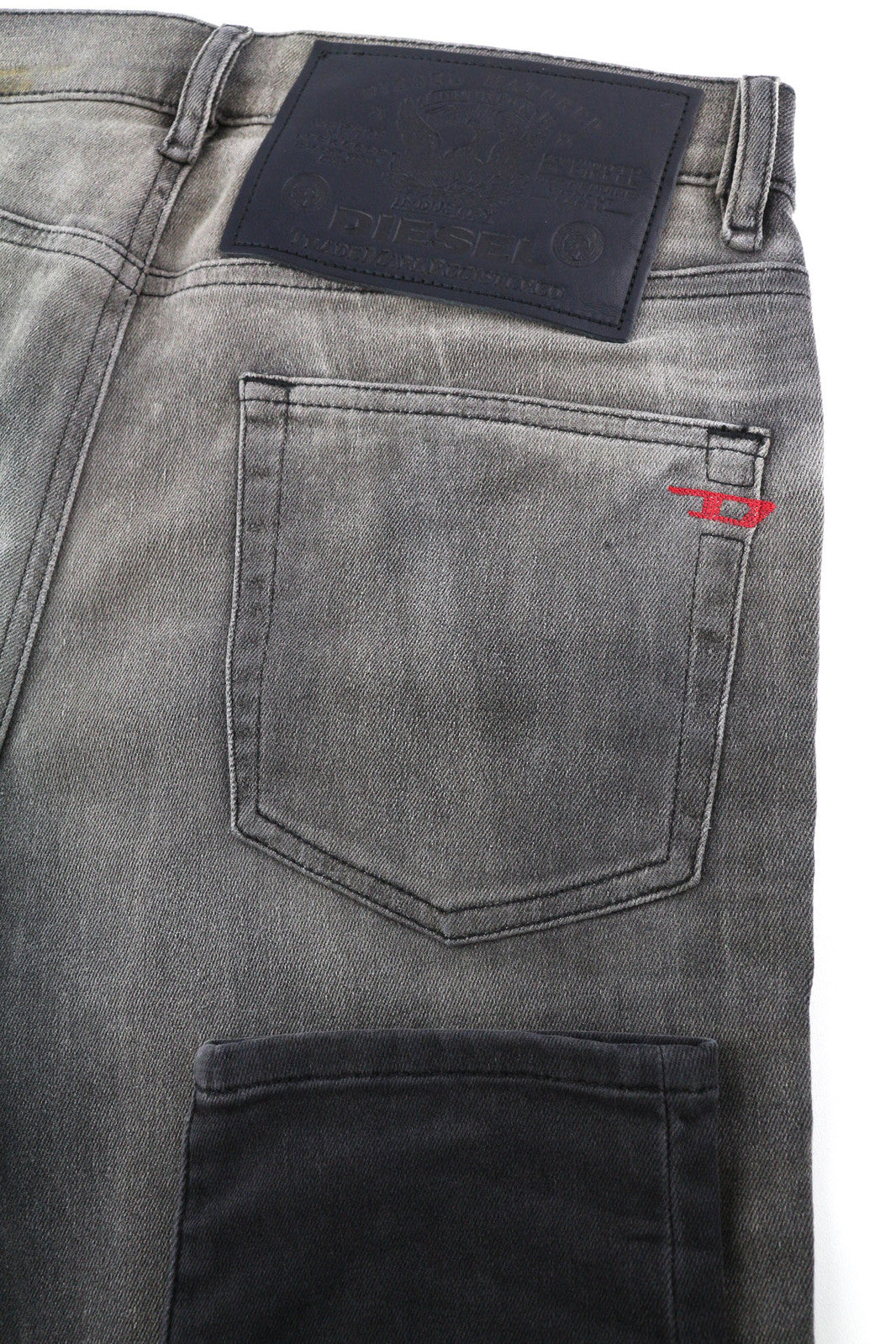 DIESEL D-Strukt Jogg 09B04 vyriški džinsai W30 Slim Stretch Logo Women's Black RRP 295 € 