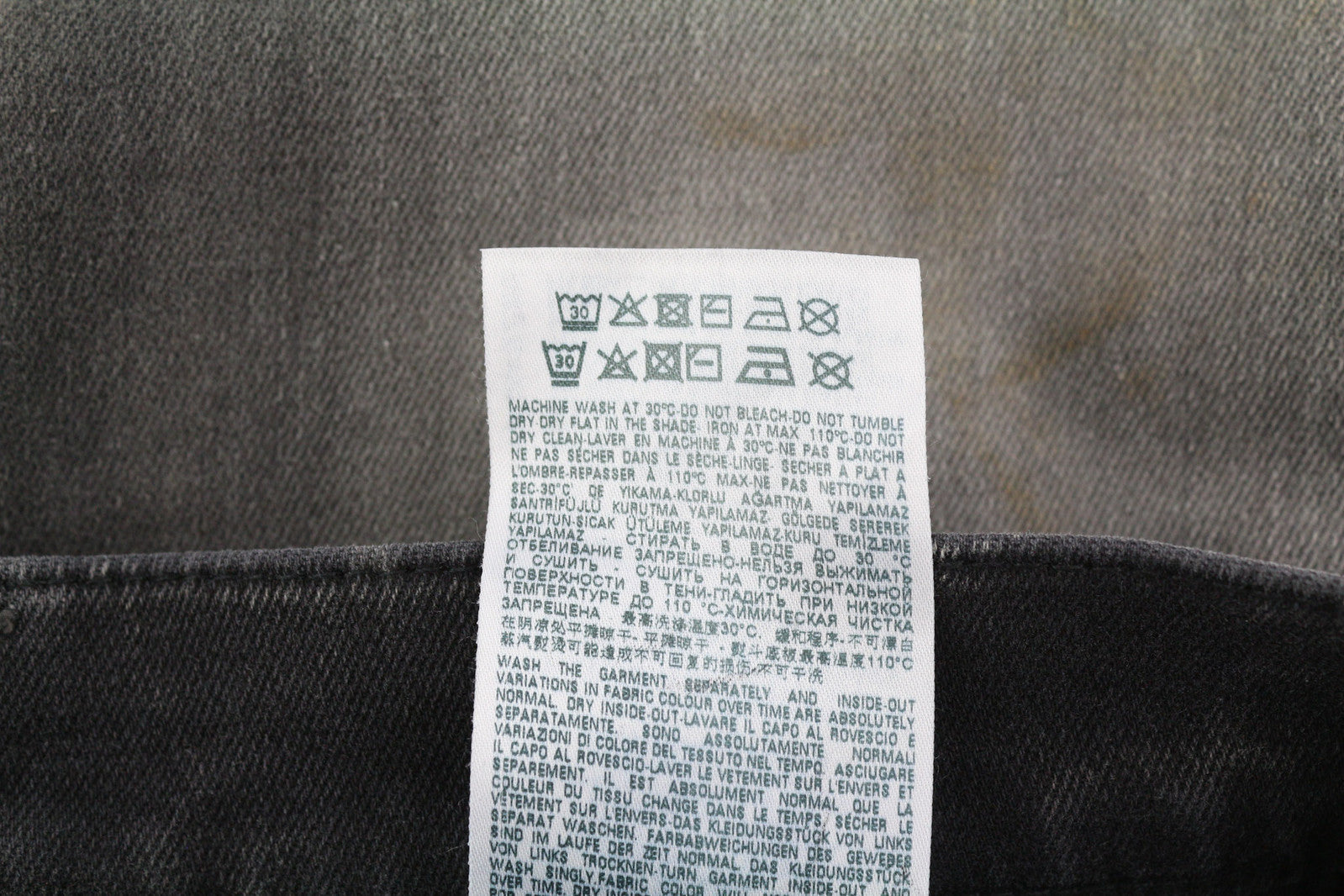 DIESEL D-Strukt Jogg 09B04 Men Jeans W30 Slim Fit Stretch Washed Black RRP€295