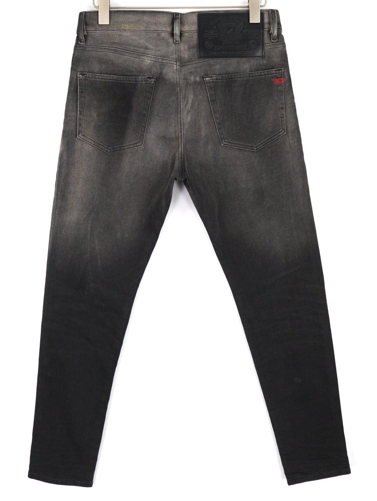 DIESEL D-Strukt Jogg 09B04 Men Jeans W30 Slim Fit Stretch Washed Black RRP€295