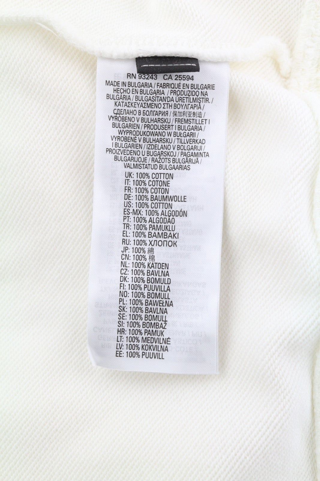 DIESEL S-Ginn-E5 Men Sweatshirt S White Pullover Crew Neck Front Logo Unlined