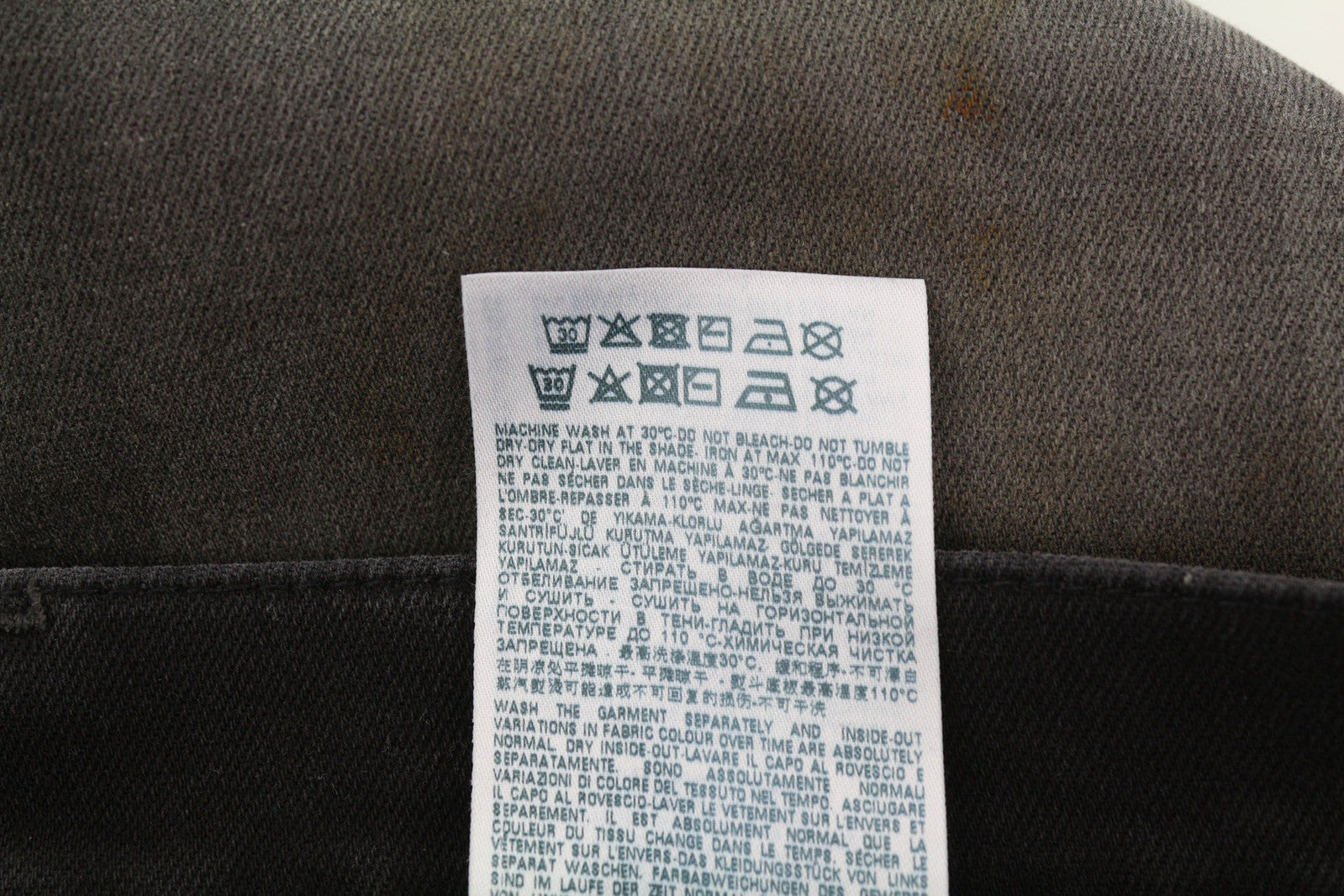 DIESEL D-Strukt Jogg 09B04 Men Jeans W30 Slim Leg Stretch Washed Black RRP€295