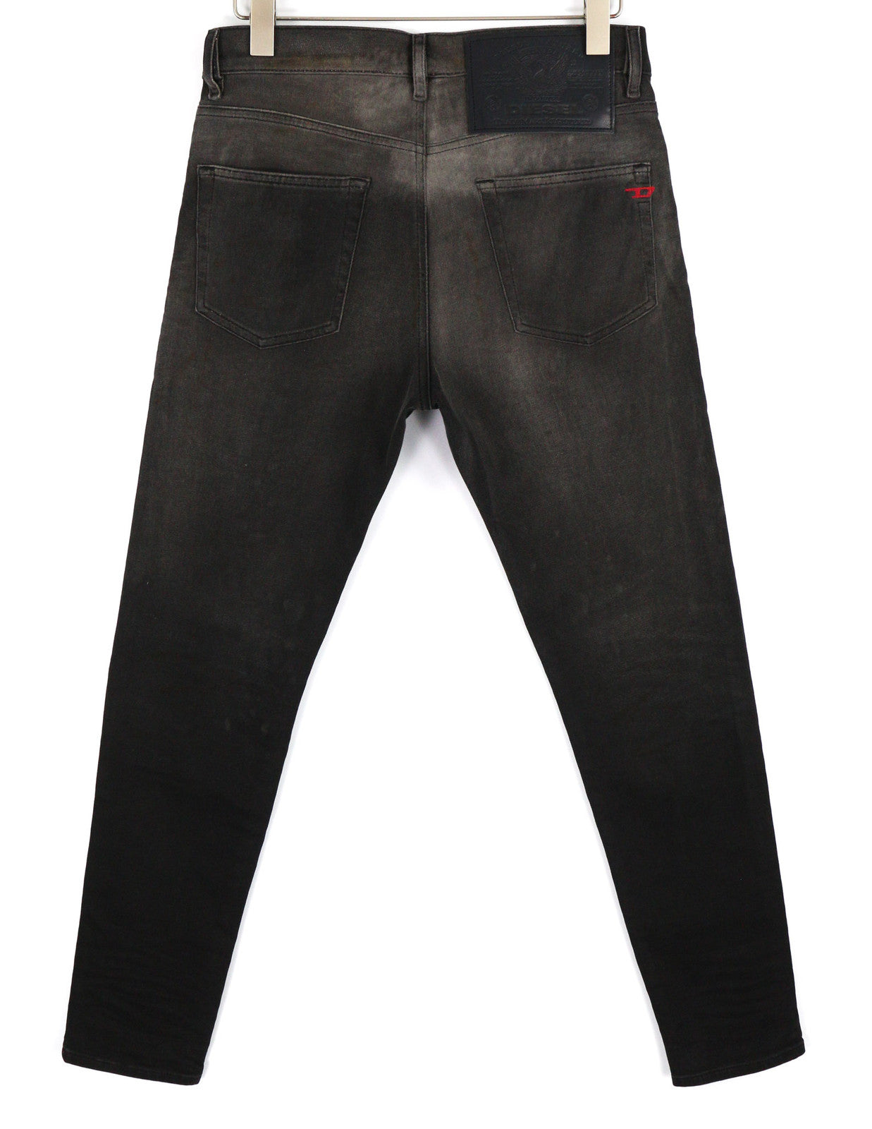 DIESEL D-Strukt Jogg 09B04 Men Jeans W30 Slim Leg Stretch Washed Black RRP€295