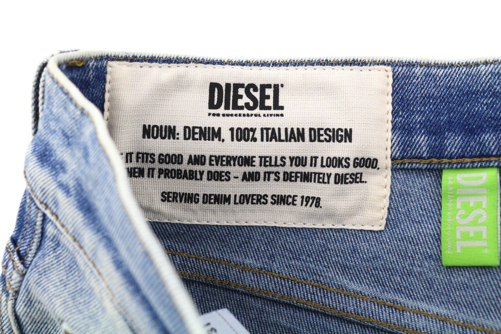 DIESEL D-Strukt 009MW Men Jeans W31/L32 Slim Stretch Distress Washed Blue RRP195