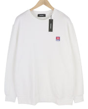 DIESEL S-Gir-Div-P Men Sweatshirt 2XL White Pullover Crew Neck Logo RRP€100