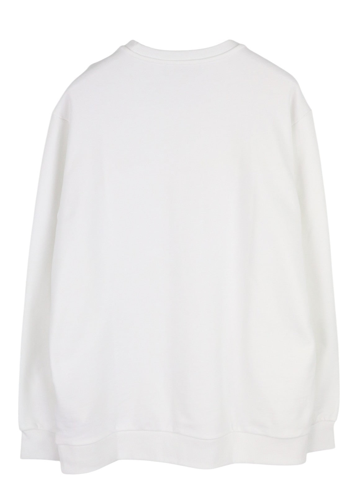 DIESEL S-Gir-Div-P Men Sweatshirt 2XL White Pullover Crew Neck Logo RRP€100