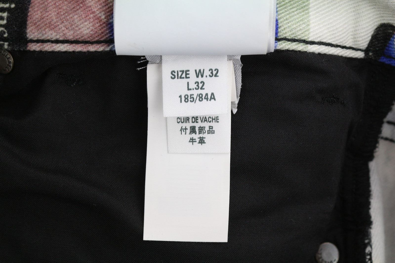 DIESEL D-Kras 009VB Men Jeans W32/L32 Slim Fit Patterned Buttoned Logo RRP€295