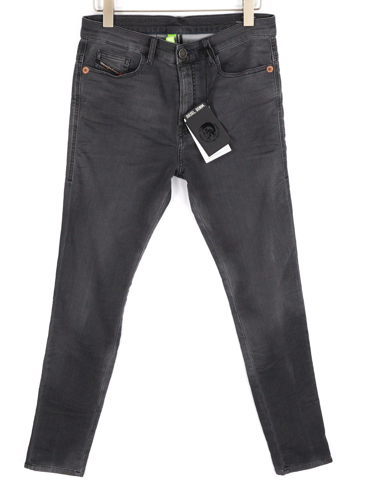 DIESEL D-Amny Jogg 09A74 Men Jeans W31/L30 Skinny Stretch Zipper Washed RRP€250