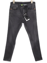 DIESEL D-Amny Jogg 09A74 Men Jeans W31/L30 Skinny Stretch Zipper Washed RRP€250