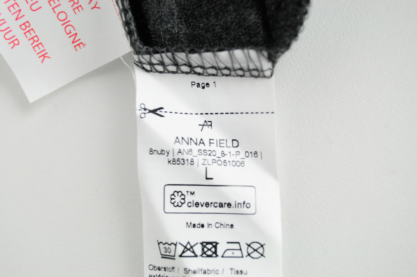 ANNA FIELD Women Dress L Grey Long Sleeve Over Knee Stretch Lace V-Neck Style