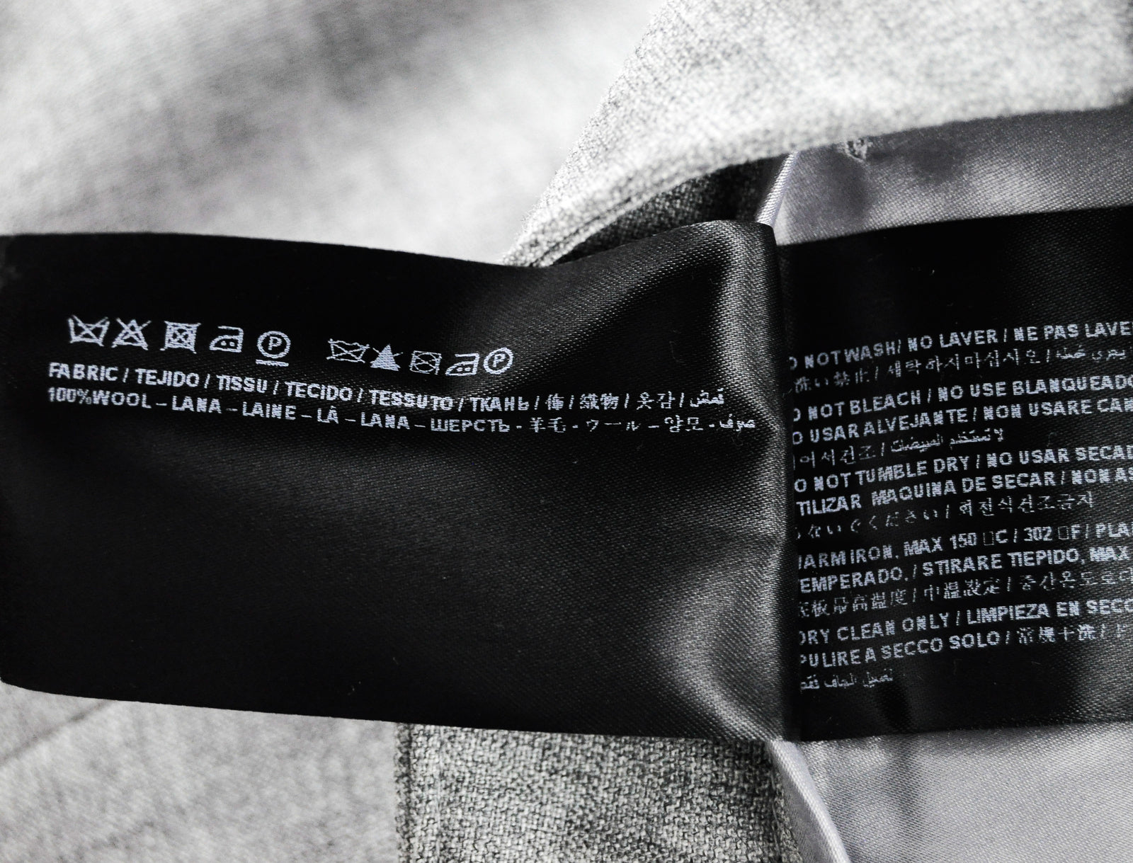 SUISTUDIO Robin Women's Grey Trousers UK6S Pure Wool Pleated Classic Workwear