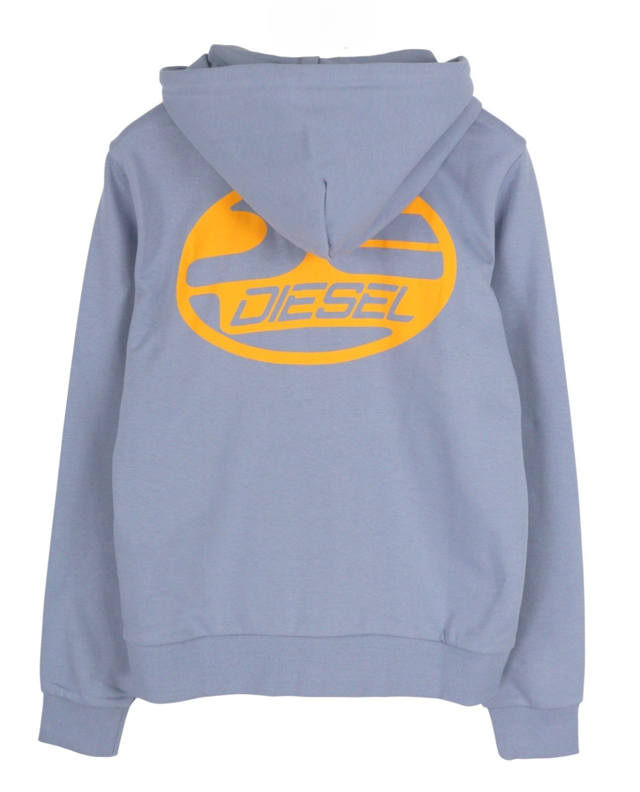 DIESEL S-Ginn-Hood-Zip-K6 Mens Hoodie M Blue Full Zip Hooded Pockets RRP€150