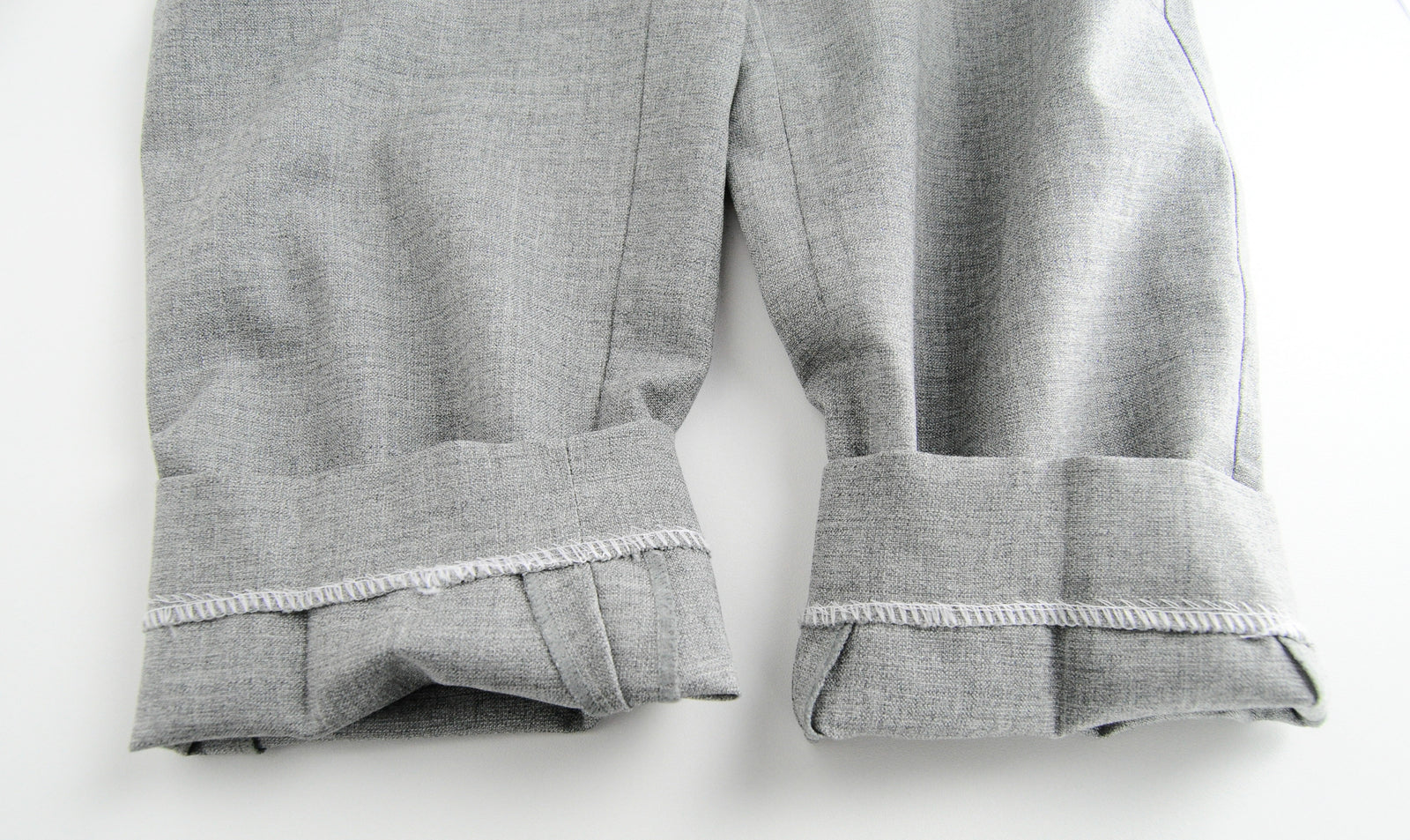 SUISTUDIO Robin Women's Grey Trousers UK8S Classic Pleated Pure Wool Formal Wear