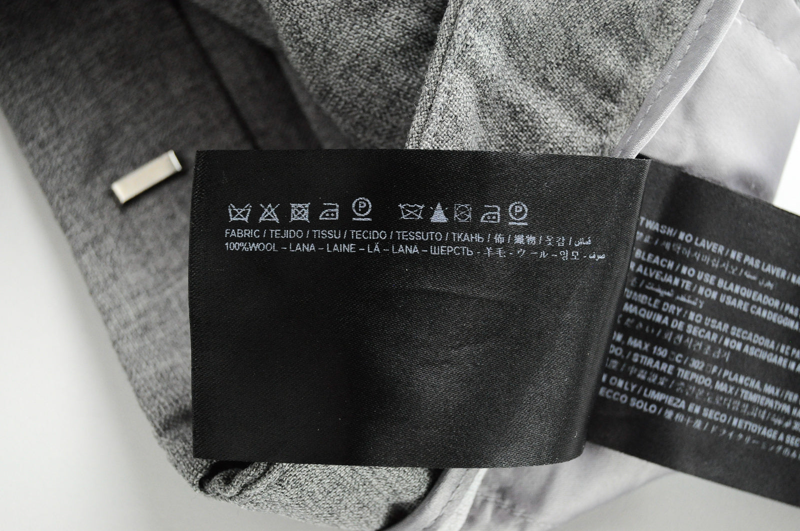 SUISTUDIO Robin Women's Grey Trousers UK8S Classic Pleated Pure Wool Formal Wear