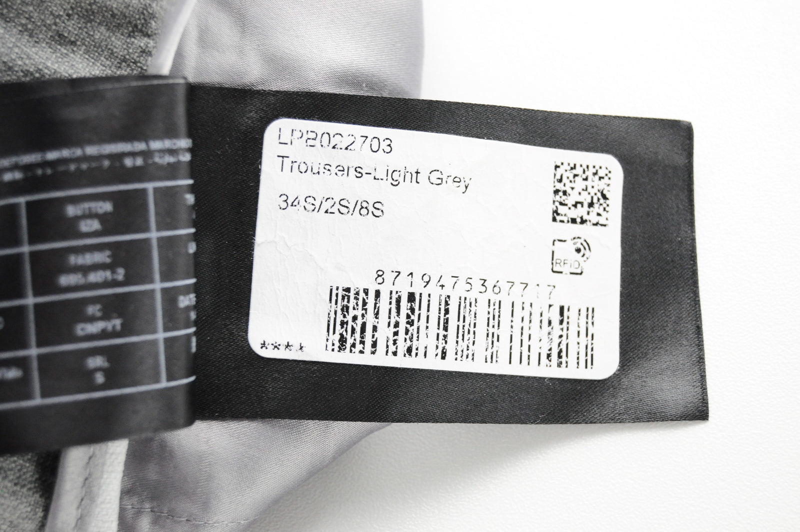 SUISTUDIO Robin Women's Grey Trousers UK8S Classic Pleated Pure Wool Formal Wear