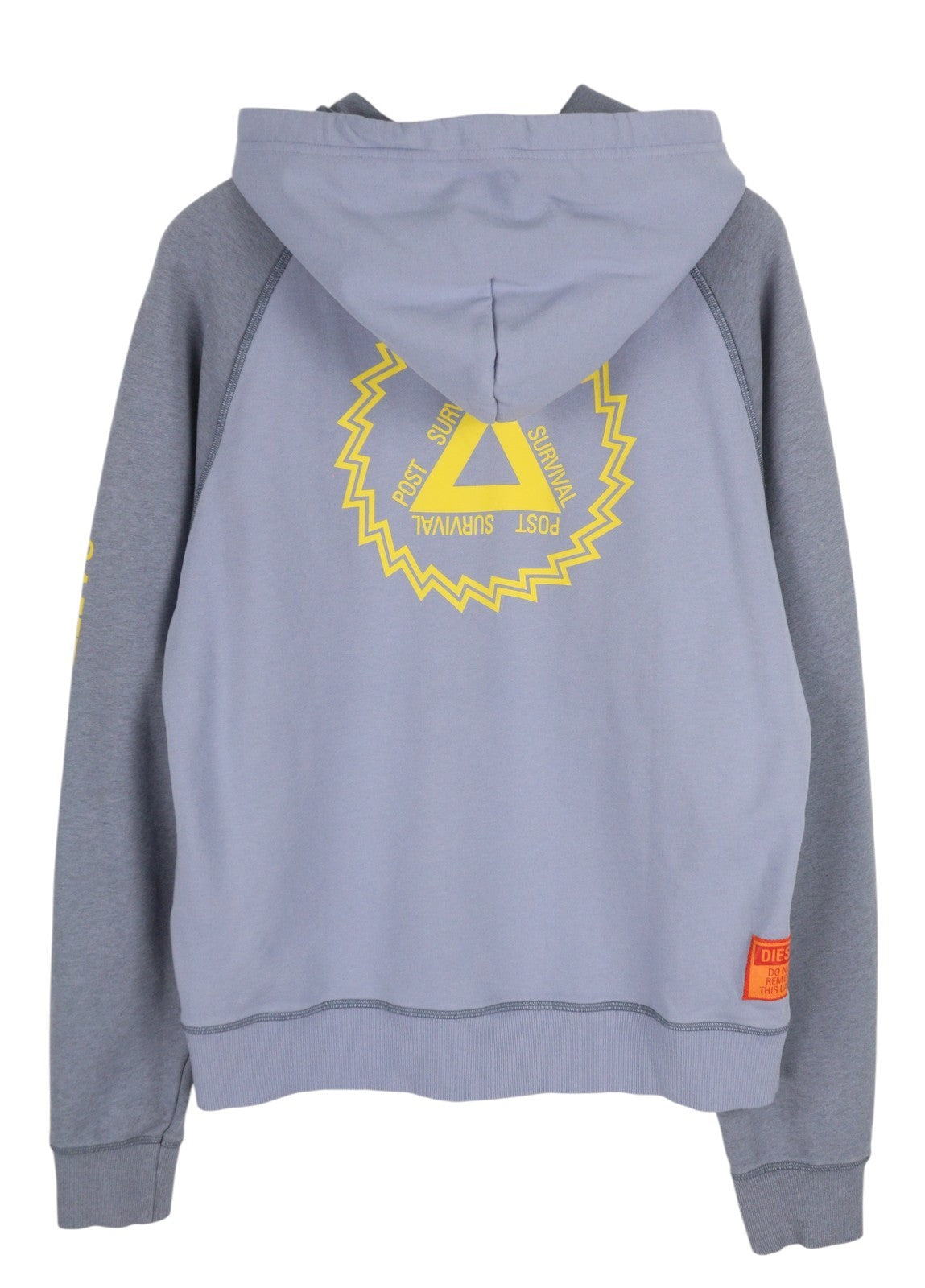 DIESEL S-Girlan-Hood Men Hoodie L Blue Pullover Kangaroo Pocket Hooded RRP195