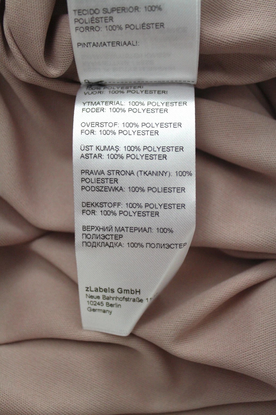 MINT & BERRY Women's Dress UK8 Dusty Pink Patterned Sleeveless Mid-Length