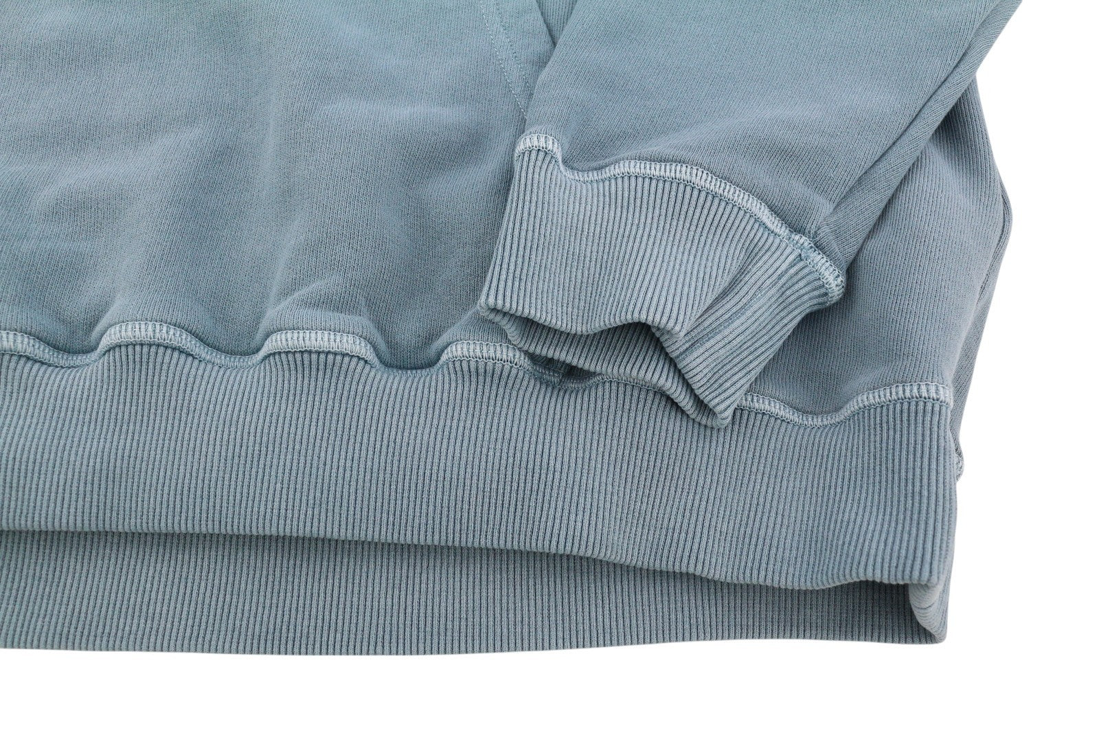 DIESEL S-Ummer-C1 Mens Hoodie 2XL Washed Blue Oversized Kangaroo Pocket RRP€250