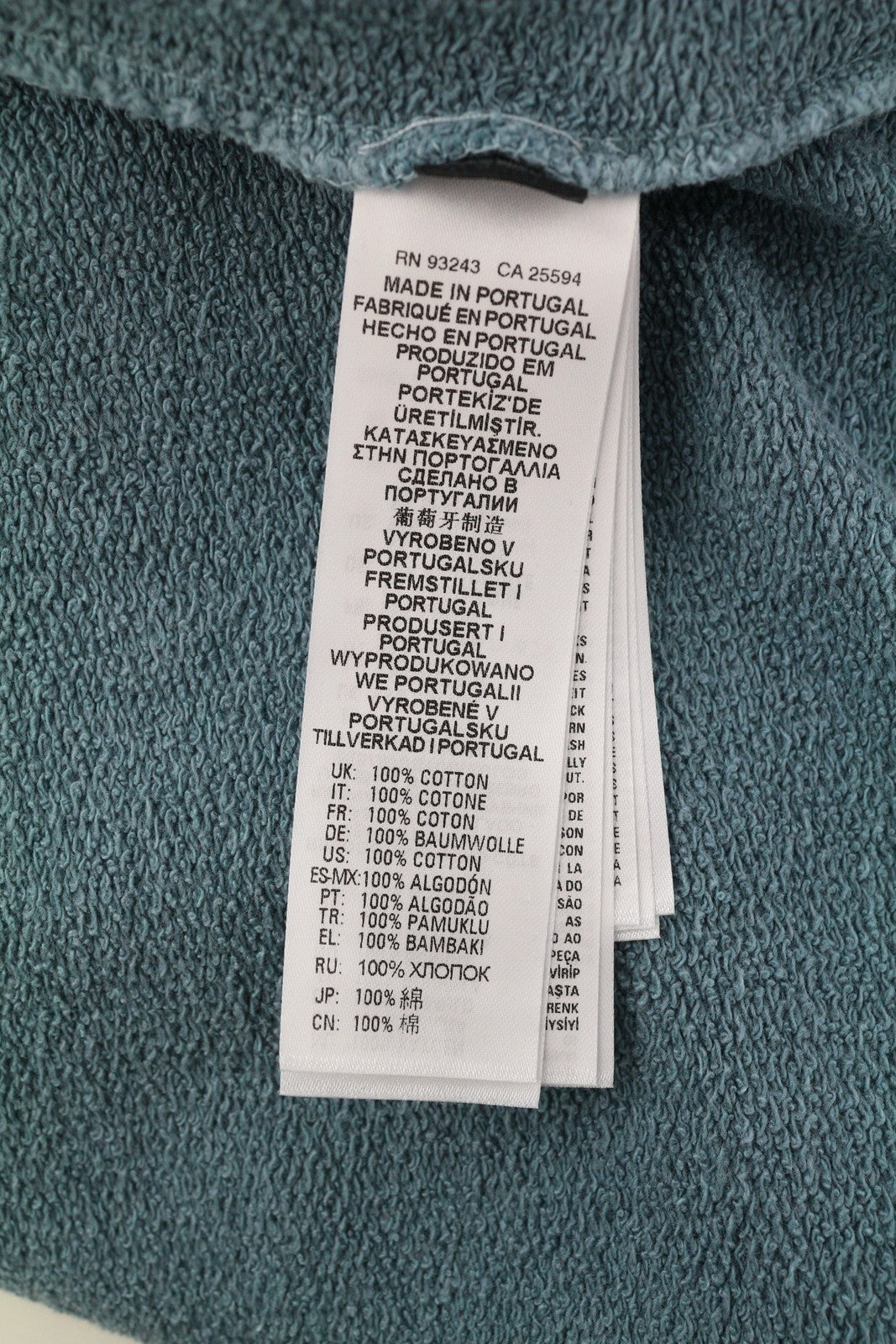 DIESEL S-Ummer-C1 Mens Hoodie 2XL Washed Blue Oversized Kangaroo Pocket RRP€250