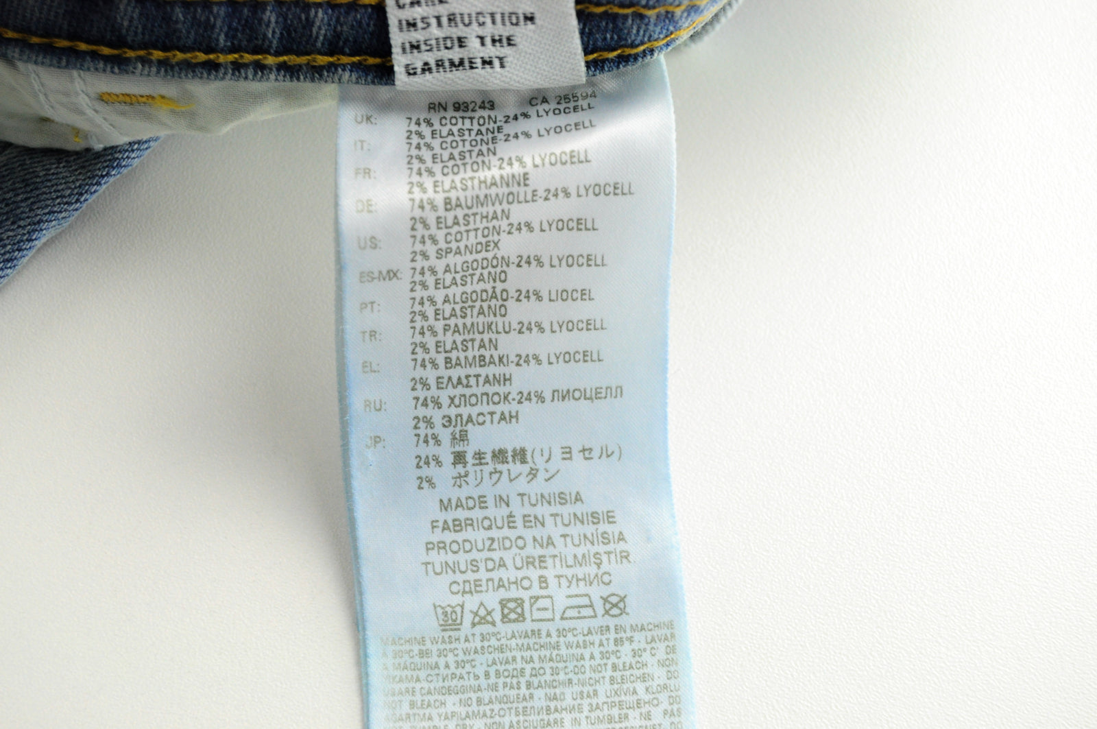 DIESEL Thommer 087AX Men's Blue Jeans W27/L32 Ripped Washed Slim Skinny Fit