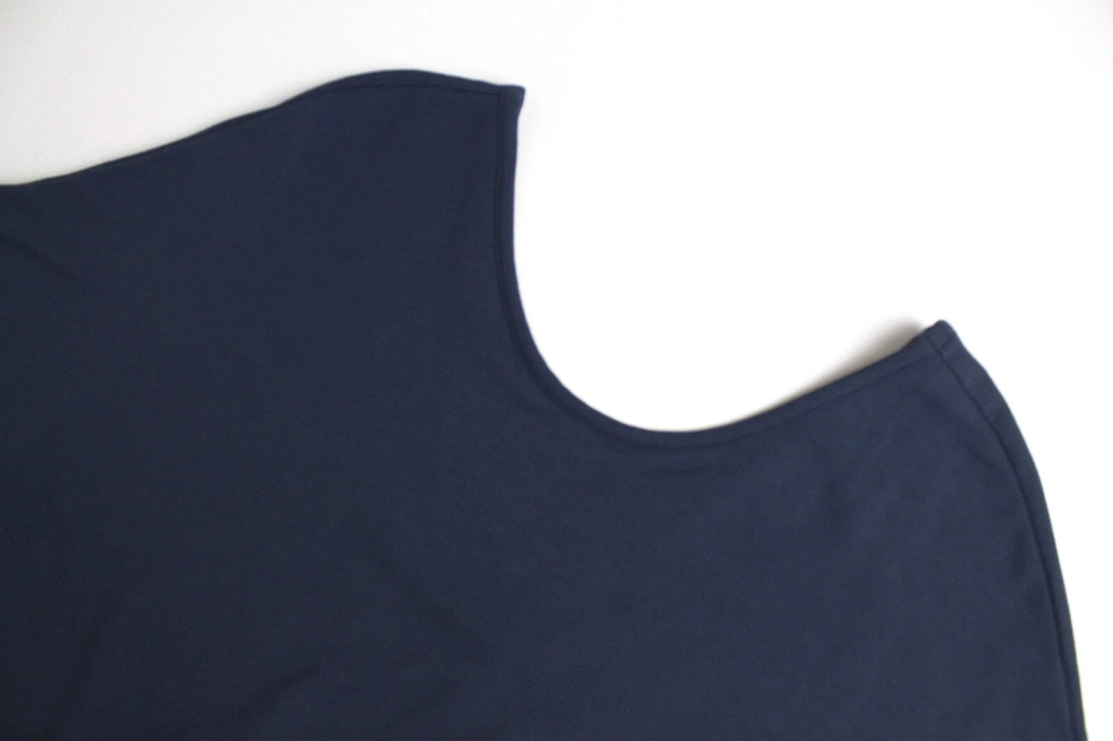 DENHAM Compass Women's Dress S Blue Short Sleeve Round Neck Stretch