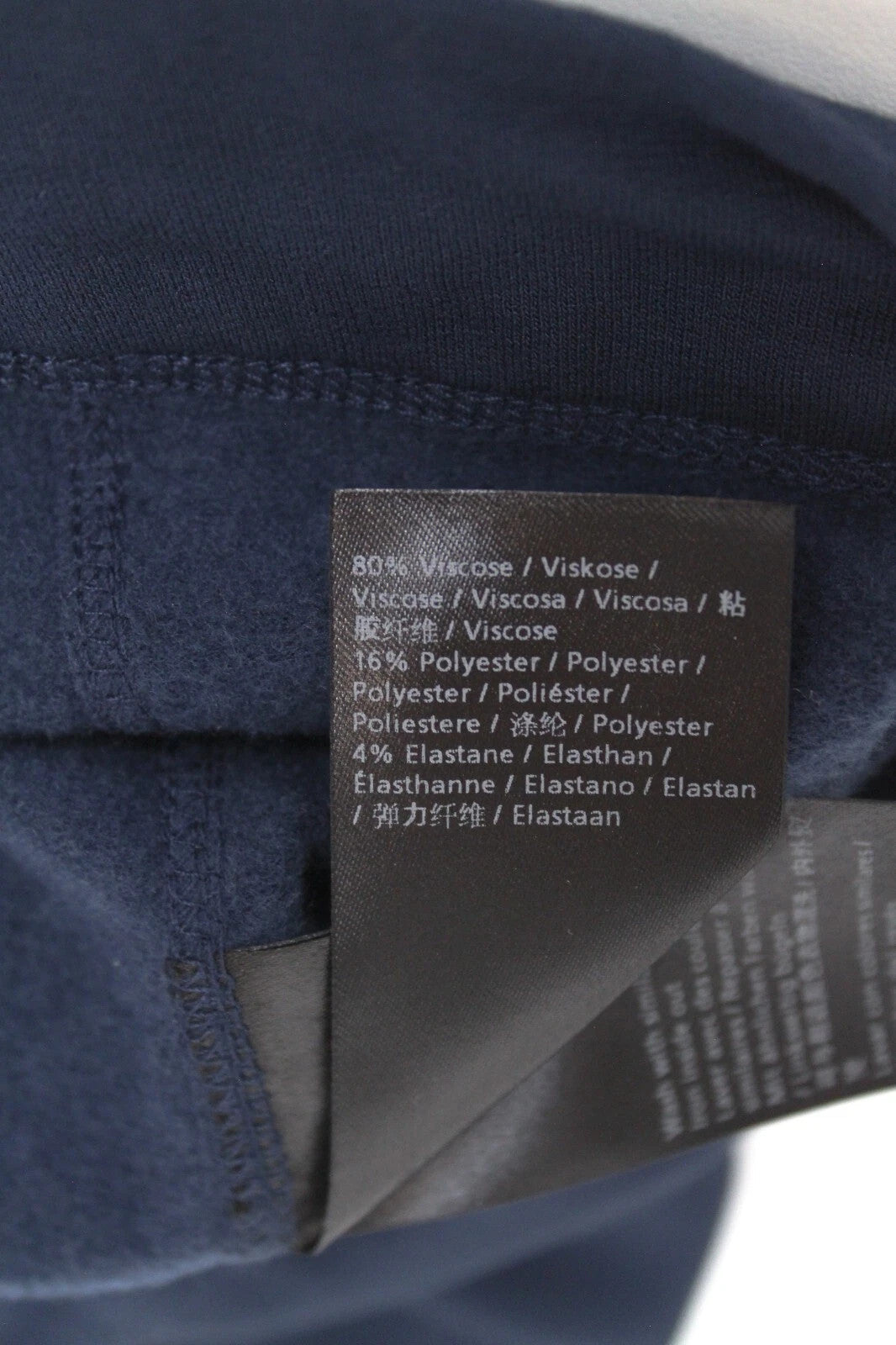 DENHAM Compass Women's Dress S Blue Short Sleeve Round Neck Stretch