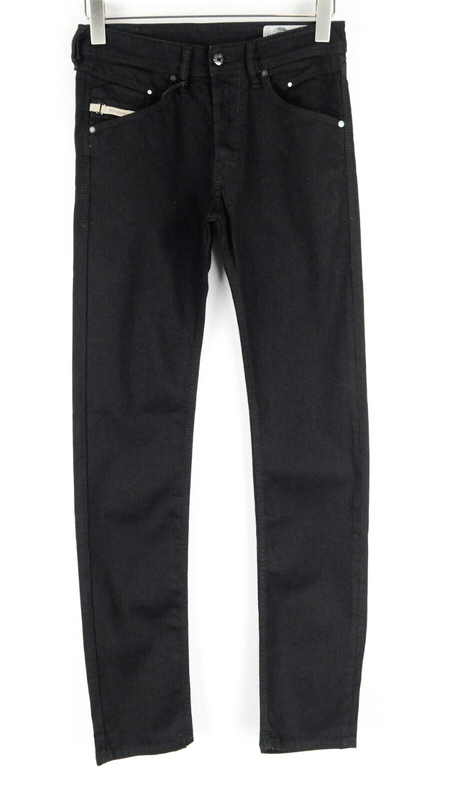 DIESEL Belther 0886Z Men's Black Jeans W27/L34 Slim Tapered Cotton Stretch Fit