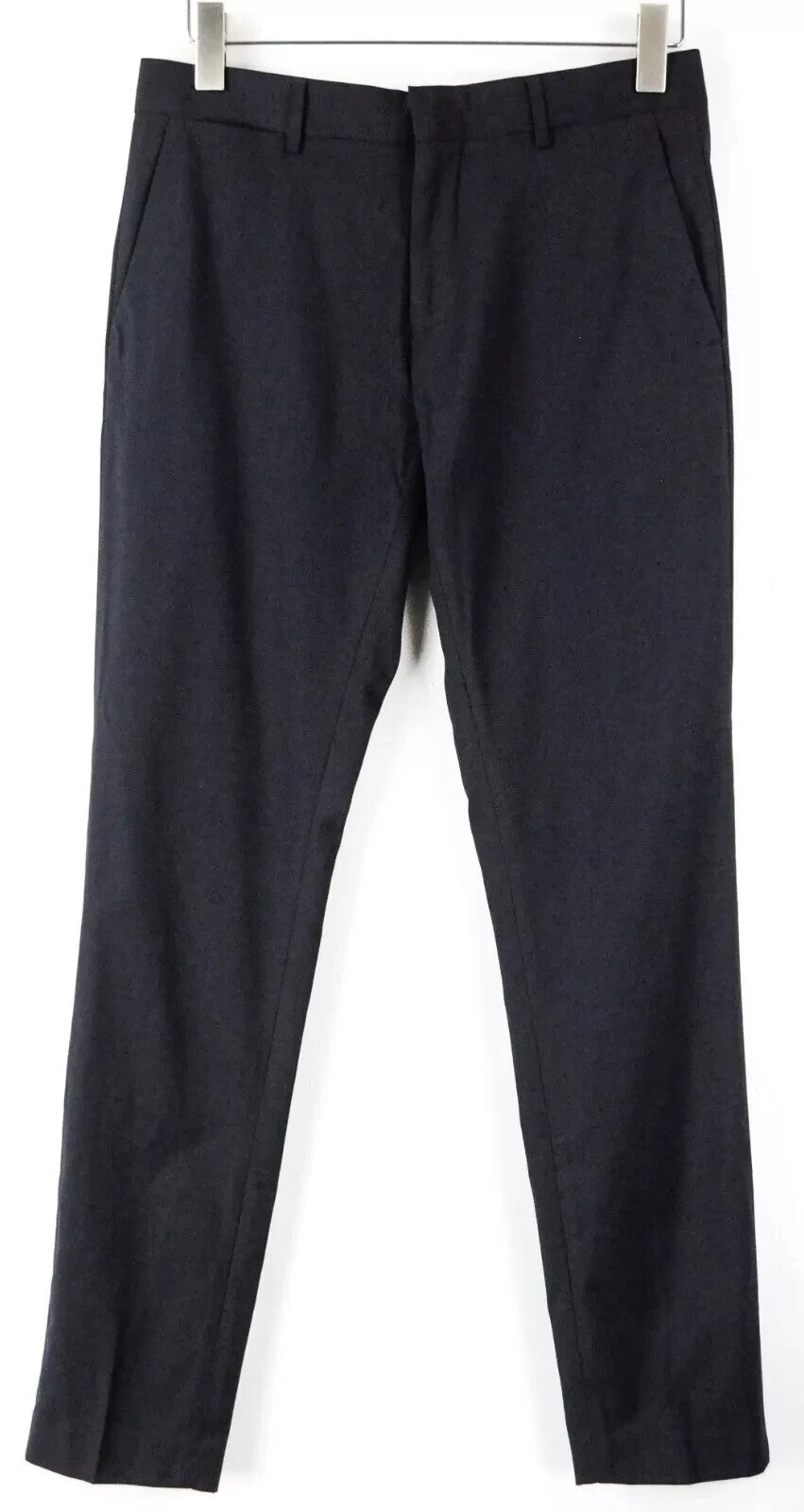 ANTONY MORATO Bonnie Men's Trousers UK30 Navy Slim Fit Pleated Wool Blend