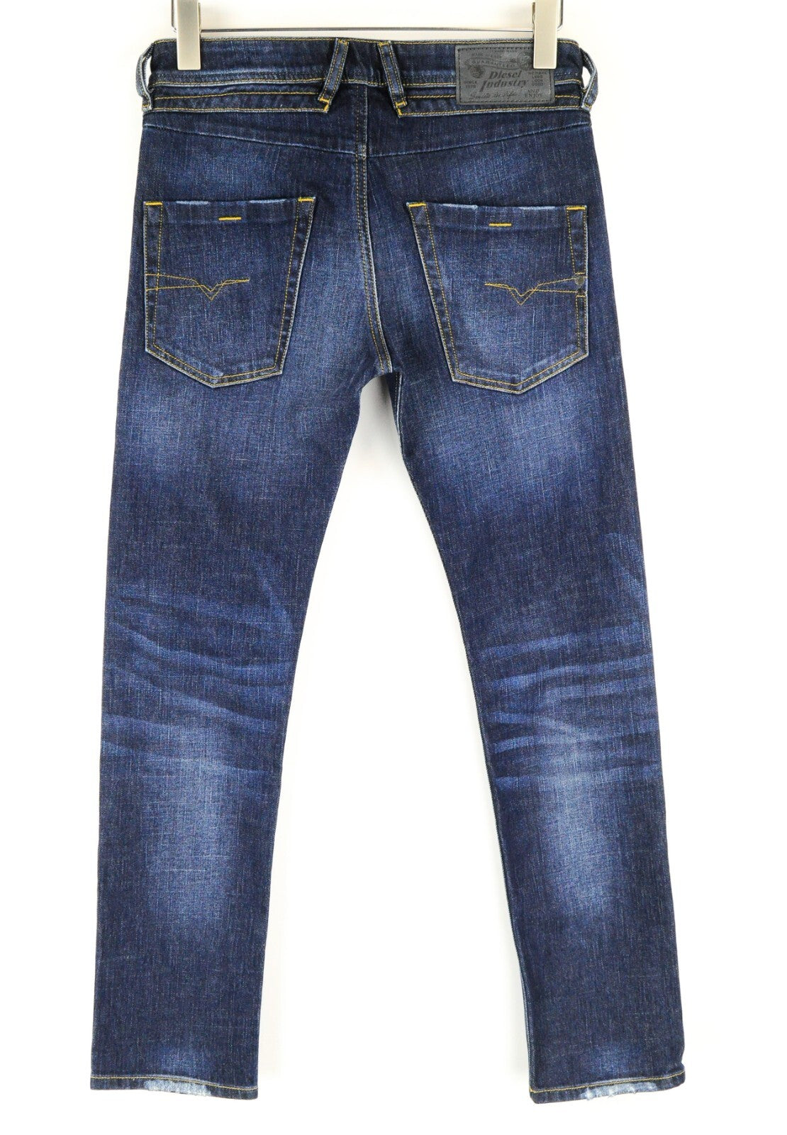 DIESEL Belther-R R48CA Men's Dark Blue Jeans W28/L32 Slim Tapered Cotton Stretch