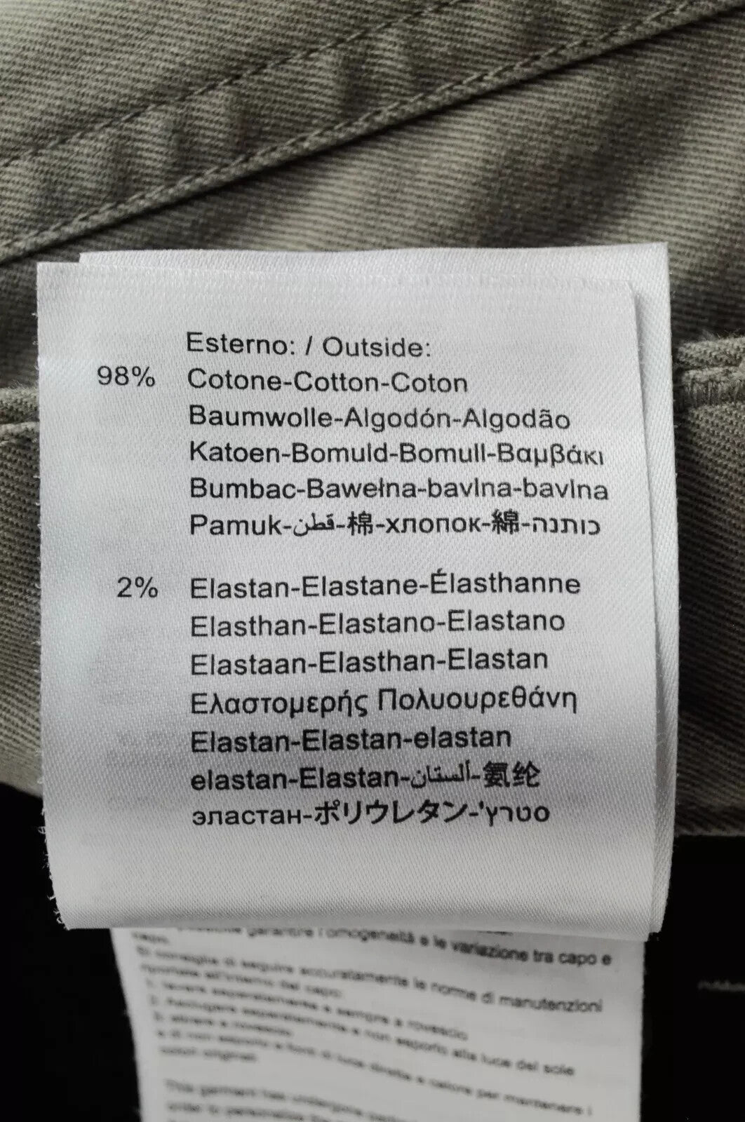 REPLAY Men's Trousers 29 Light Brown Slim Fit Cotton Stretch Button-Fly