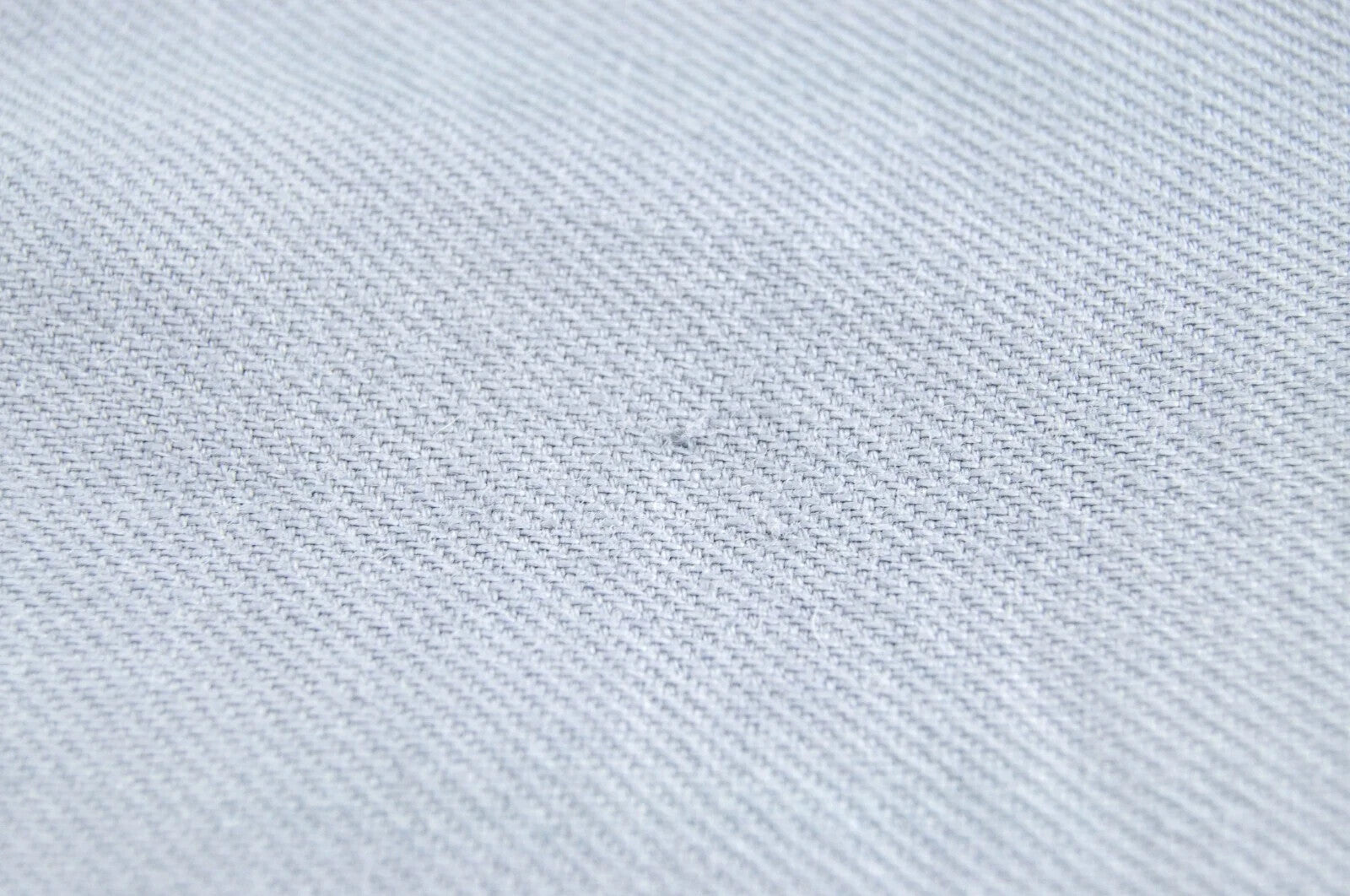 DENHAM Bonnie Women's Trousers W23/L28 Wide Blue Linen Cotton Painted