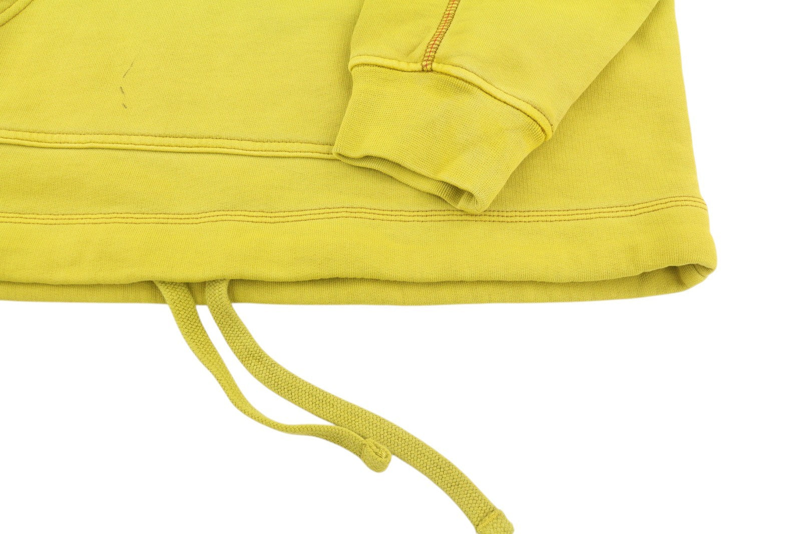 DIESEL S-Vulchood Mens Hoodie XS Mustard Pullover Oversizedd Kangaroo RRP€250