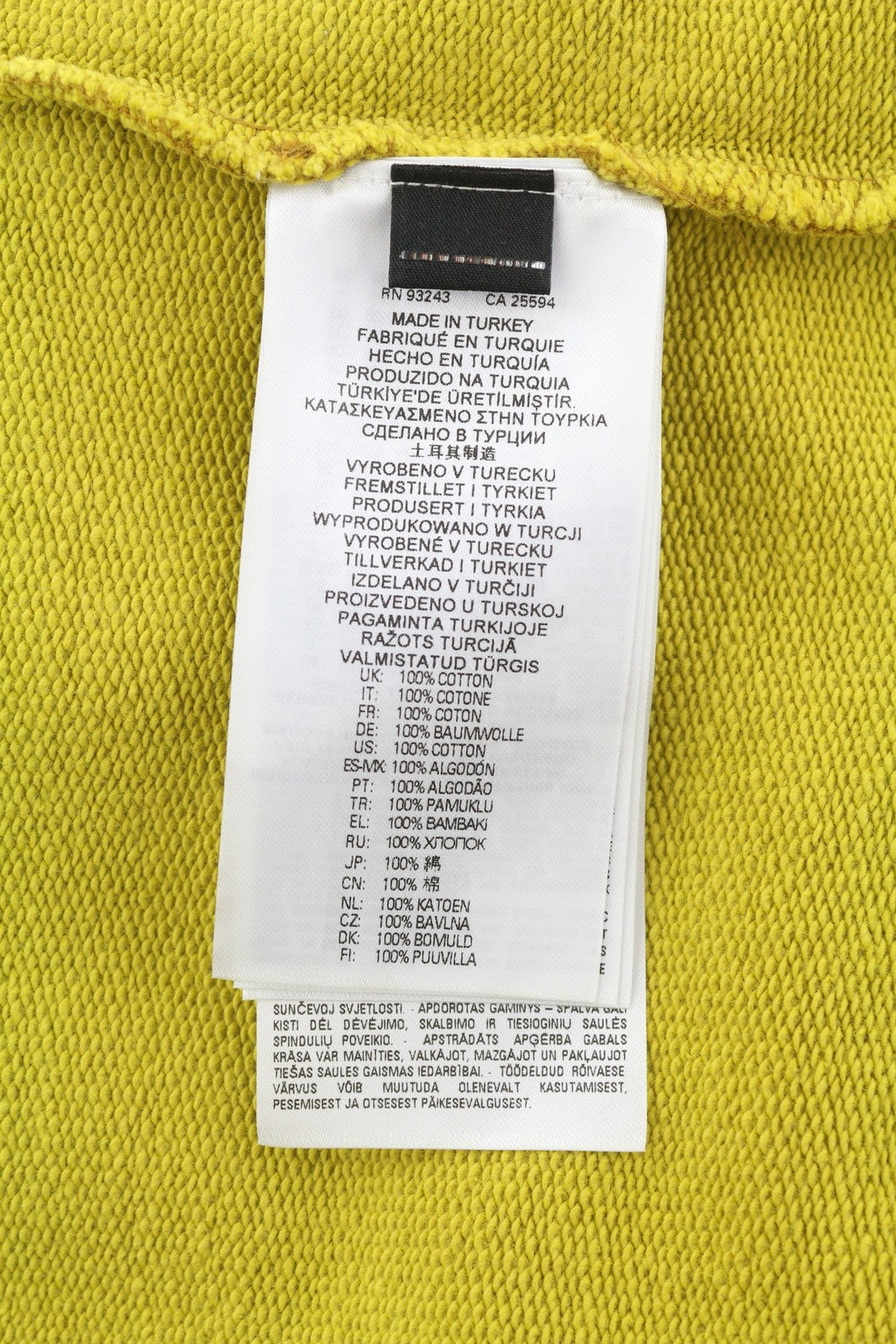 DIESEL S-Vulchood Mens Hoodie XS Mustard Pullover Oversizedd Kangaroo RRP€250