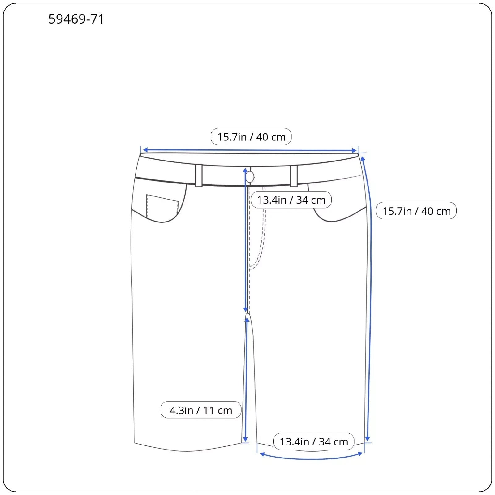 SUITSUPPLY Women's Shorts 40 Blue Red White Patterned Zipped Summer