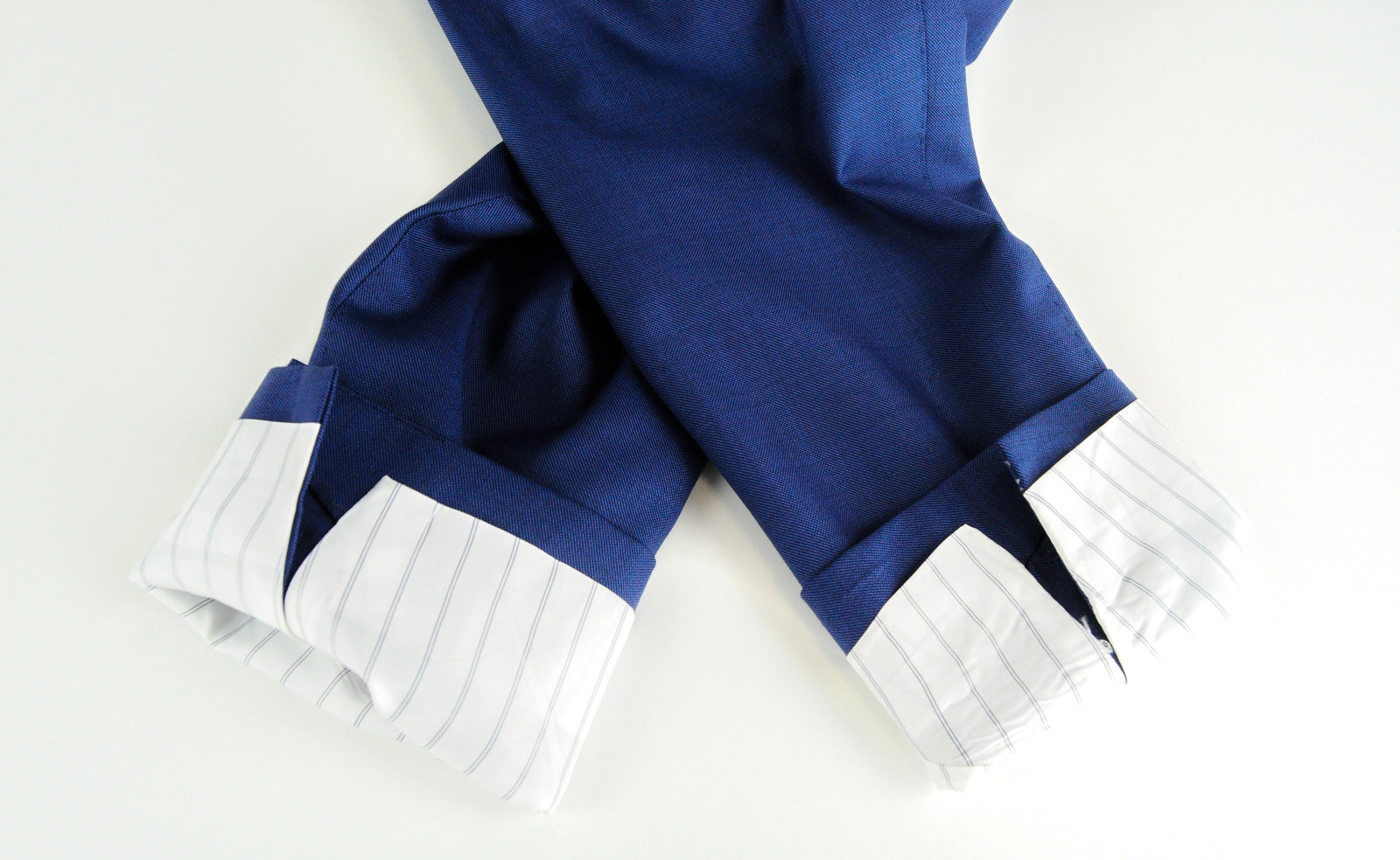 SUITSUPPLY Lazio Men's Suit UK34R Slim Fit Blue Wool Lined 2-Piece Classic Wear