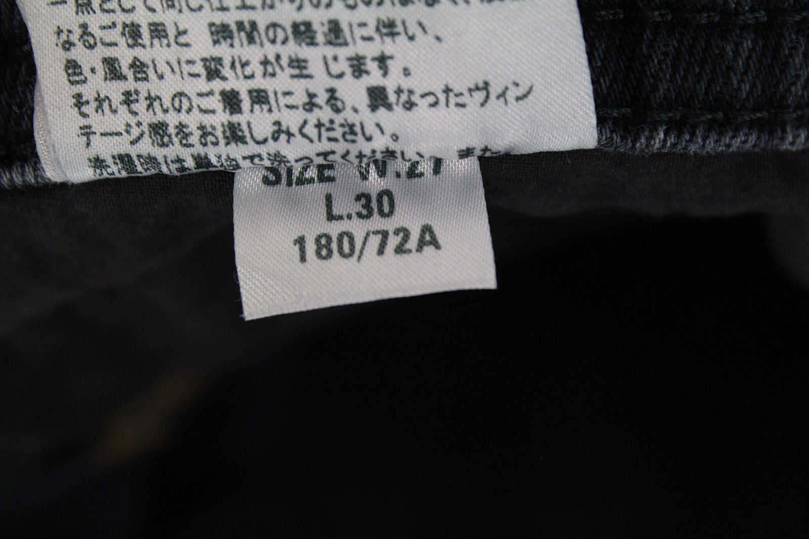 DIESEL Thommer 084NK vyriški juodi džinsai W27 Slim Fit skalbtos medvilnės tamprūs džinsai 