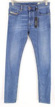 DIESEL Tepphar-X R8XA3 Men's Blue Jeans W29/L34 Slim Carrot Cotton Stretch Fit