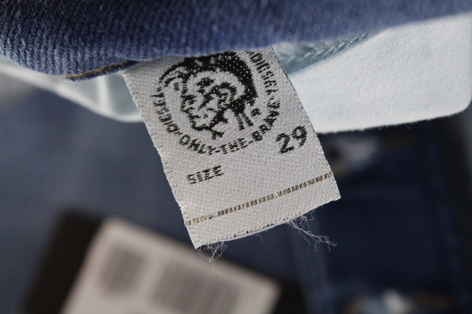 DIESEL Tepphar-X R8XA3 Men's Blue Jeans W29/L34 Slim Carrot Cotton Stretch Fit