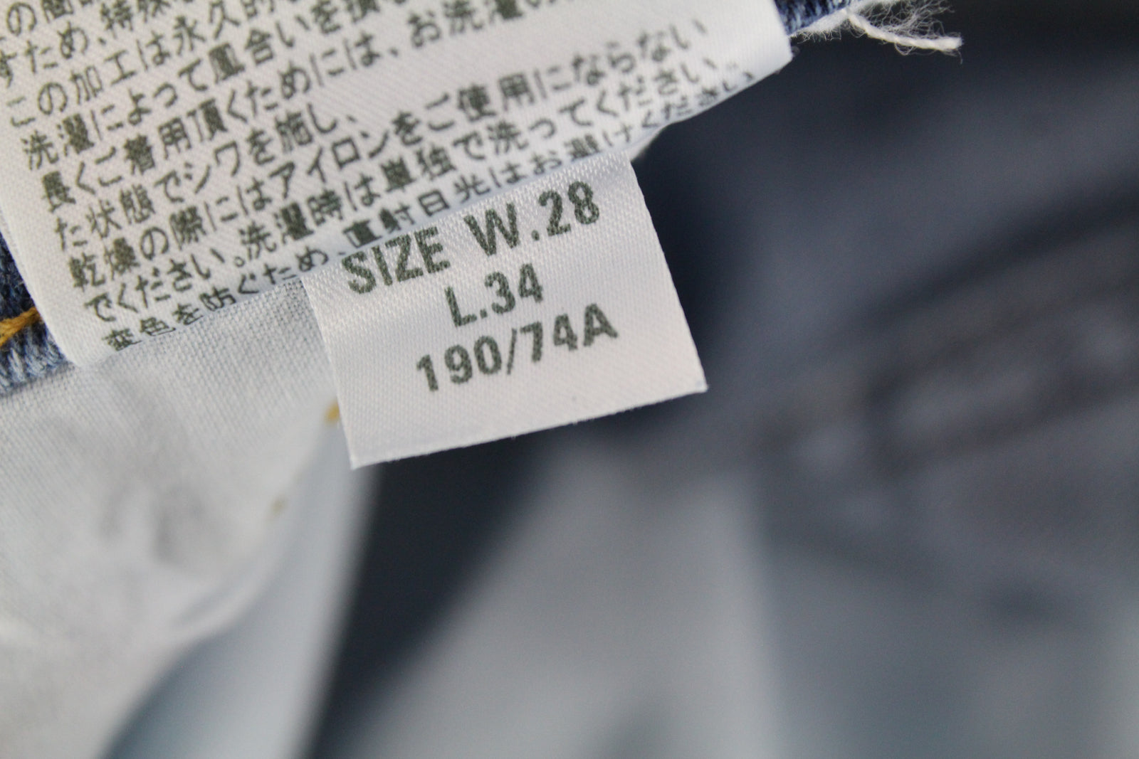 DIESEL Tepphar-X R8XA3 Men's Blue Jeans W28/L34 Slim Carrot Cotton Washed